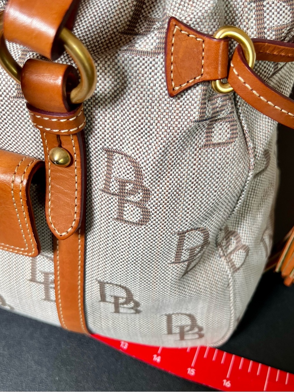 DOONEY & BOURKE Florentine Jacquard "The Smith" Shoulder Bag - Picture 14 of 15